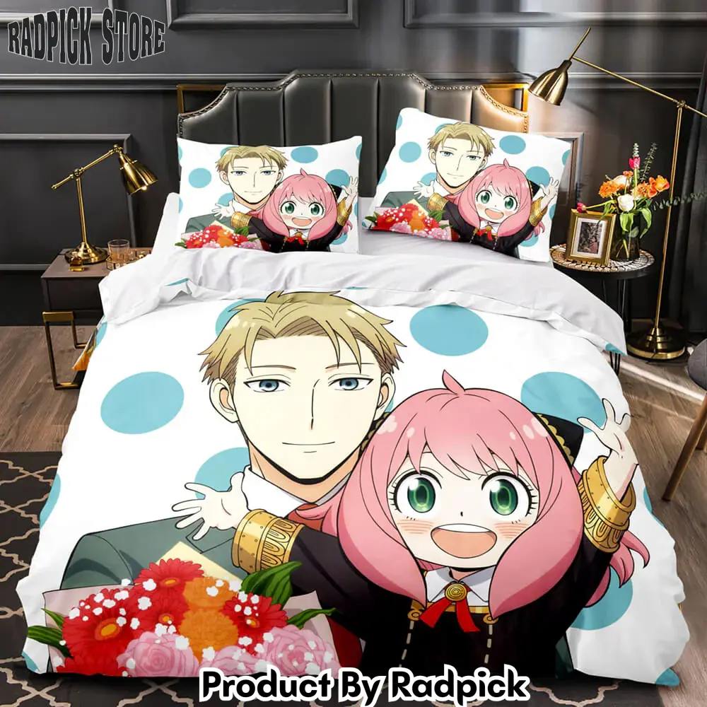 Spy x family bedding set quilt duvet cover bed sheet sets for kids gifts  rp0428020